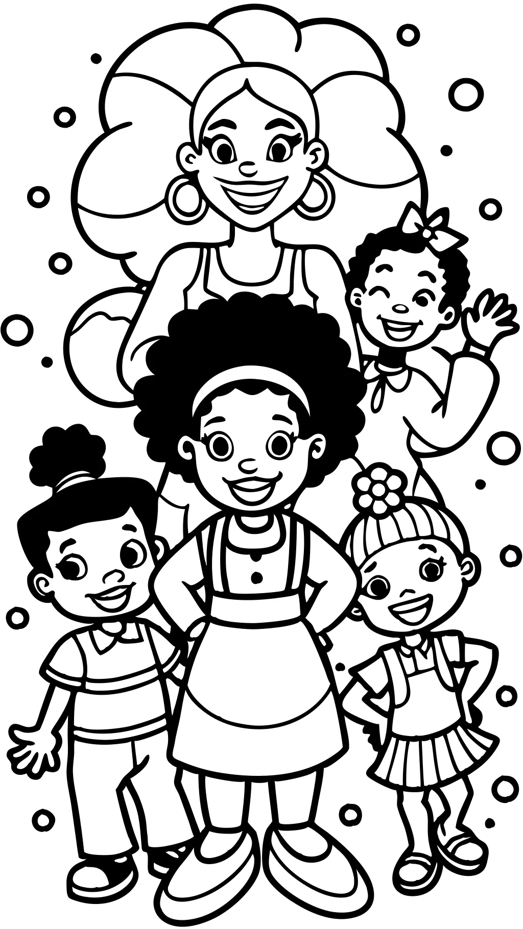 proud family coloring pages